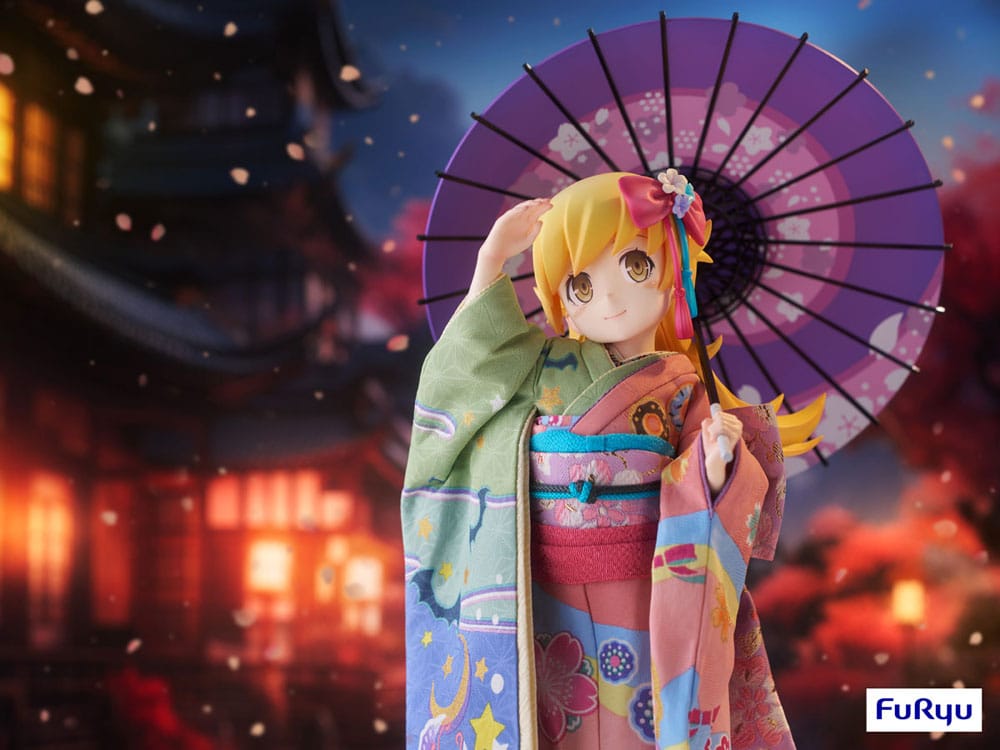 Monogatari statuette PVC 1/4 Shinobu Oshino Japanese Doll 42 cm
