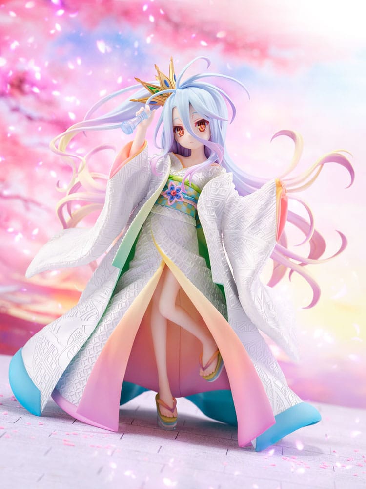 No Game no Life statuette PVC 1/7 Shiro -Shiromuku- 23 cm
