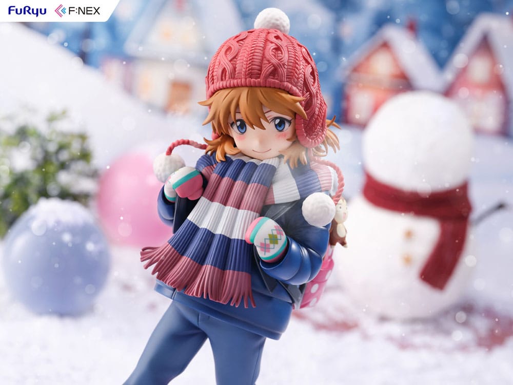 Evangelion: 3.0 + 1.0 Thrice Upon a Time honeko FNEX statuette 1/6 Asuka Shikinami Langley Winter Ver. 20 cm