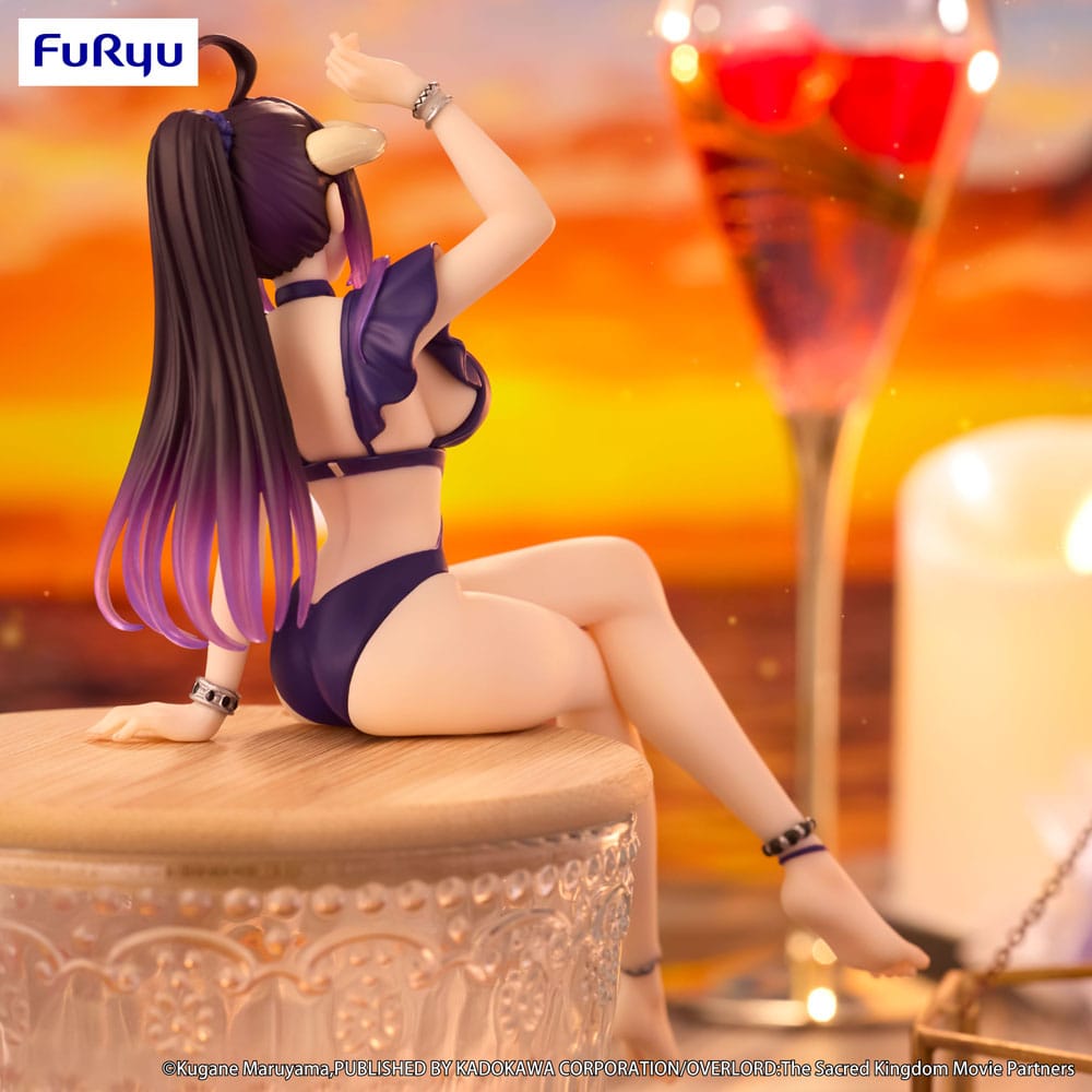 Overlord statuette PVC Noodle Stopper Albedo Swimsuit Dark Purple Color Ver. 16 cm