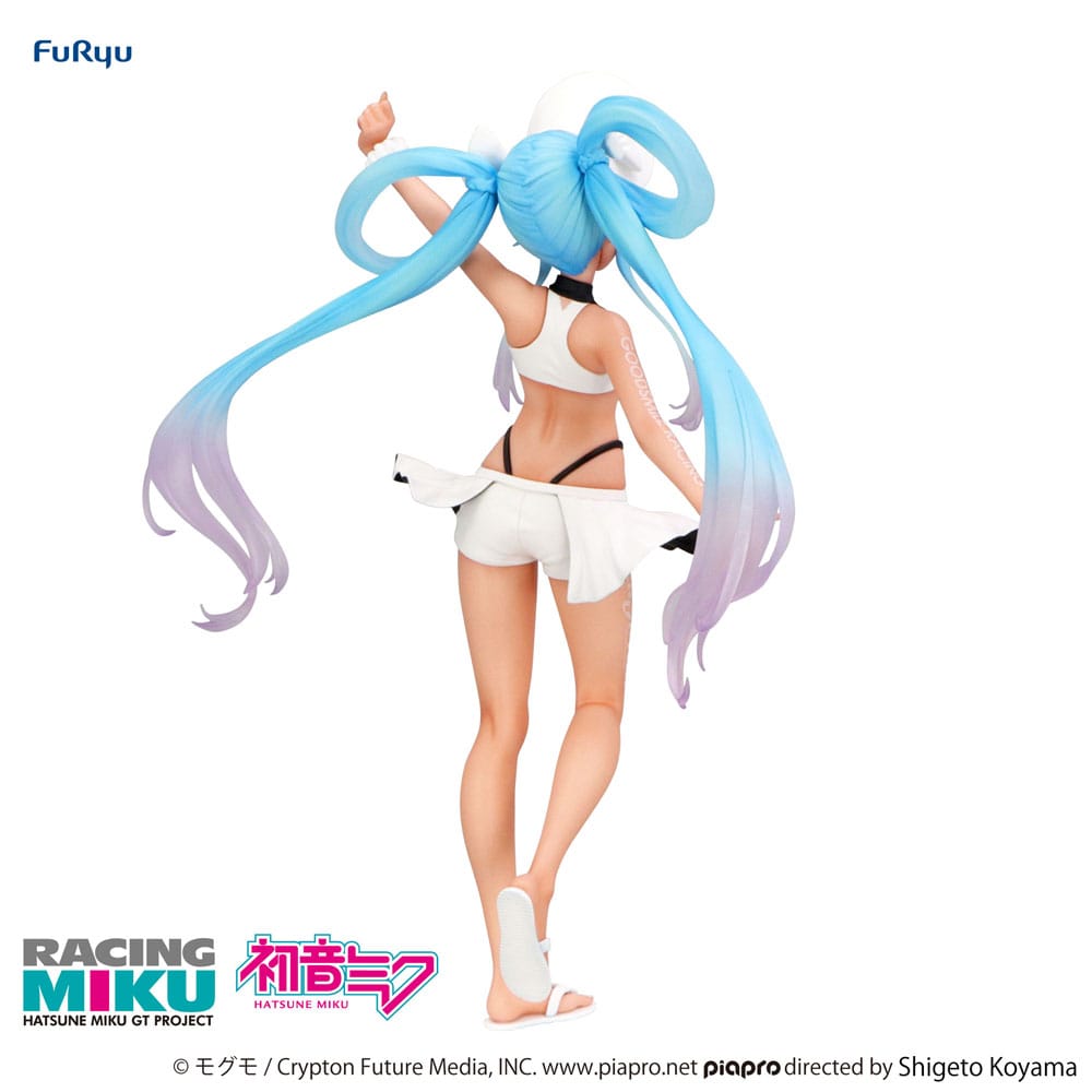 Hatsune Miku GT Project statuette PVC Trio-Try-iT Racing Miku 2024 Summer Holiday Ver. 23 cm