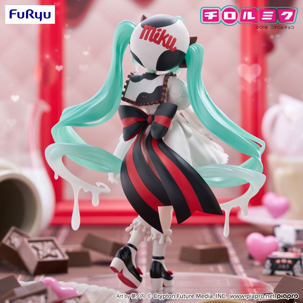 Hatsune Miku x Tirol Choco statuette PVC Trio-Try-iT Hatsune Miku Milk Ver. 18 cm
