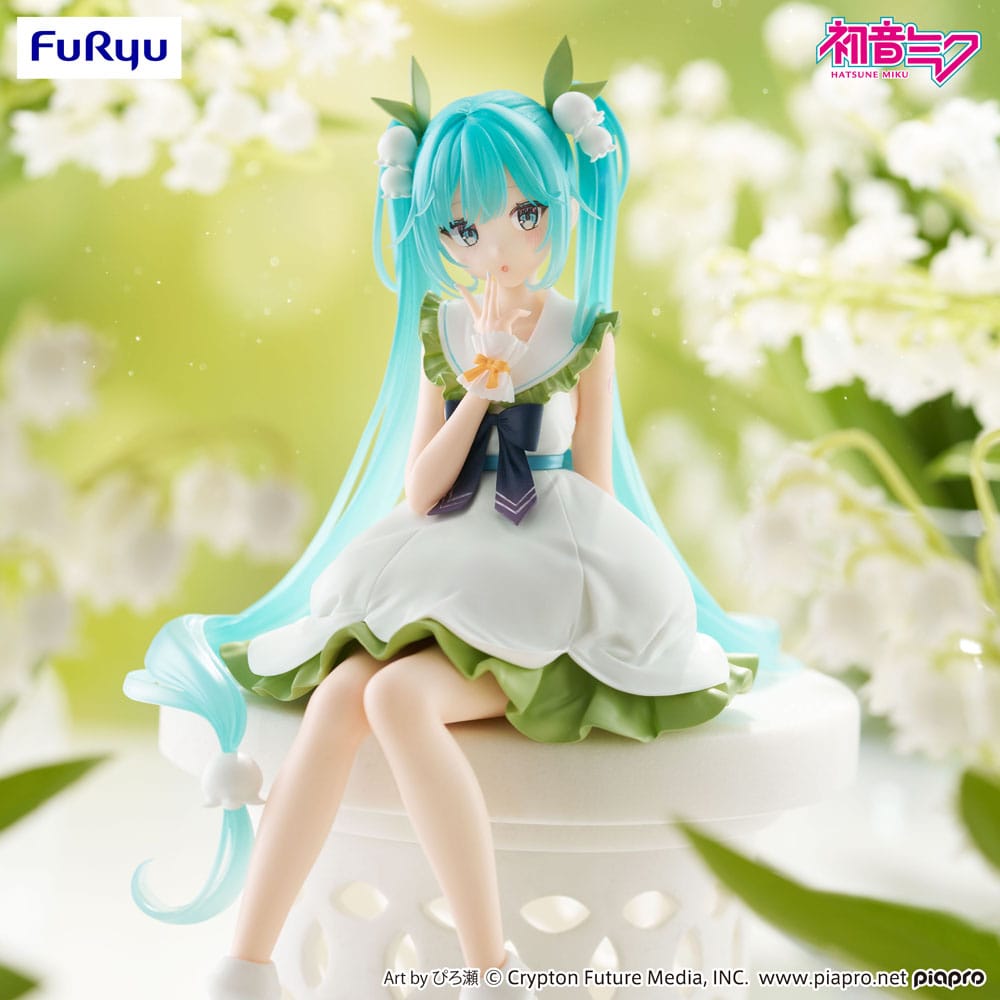 Hatsune Miku statuette PVC Noodle Stopper Flower Fairy Lily of the Valley 14 cm