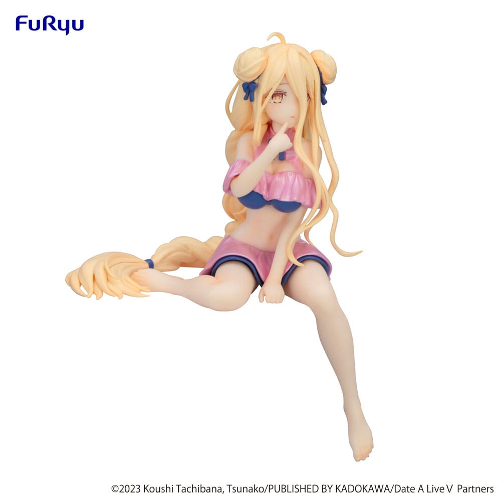 Date A Live V statuette PVC Noodle Stopper Mukuro Hoshimiya Swimsuit Pastel Pink Color Ver. 13 cm