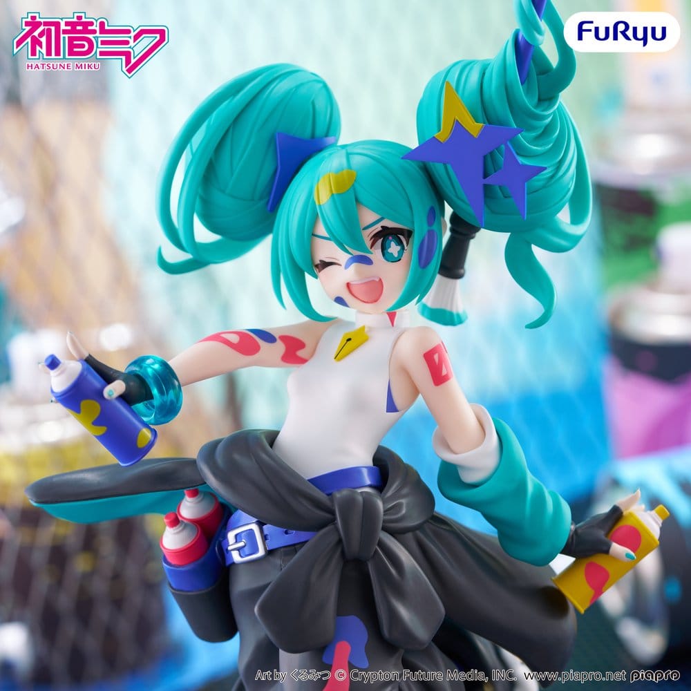 Hatsune Miku statuette PVC Muchute Paint Girl Another Color Ver. 23 cm