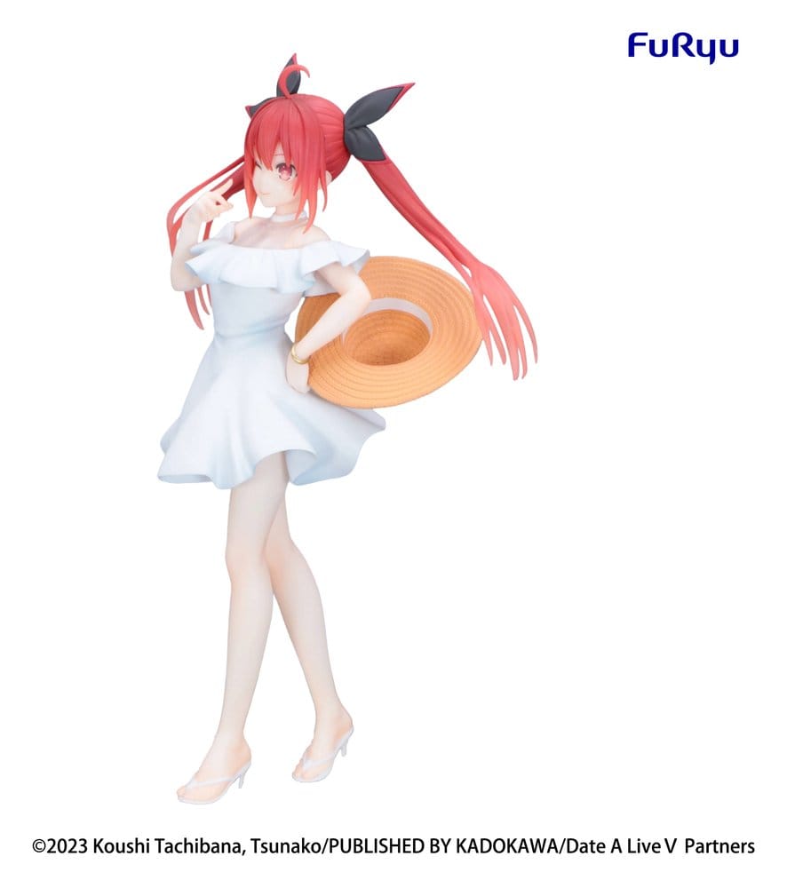 Date A Live V statuette PVC Muchute Kotori Itsuka Summer Dress 20 cm