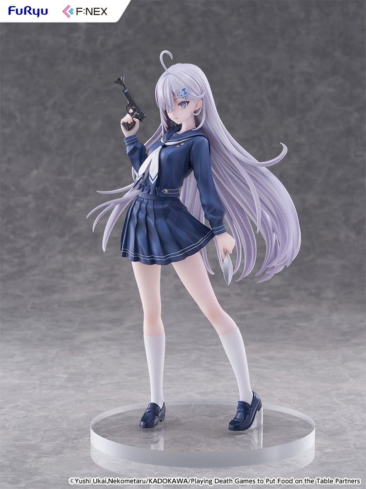 Playing Death Games to Put Food on the Table figurine PVC 1/7 Yuki School Uniform Ver. 24 cm