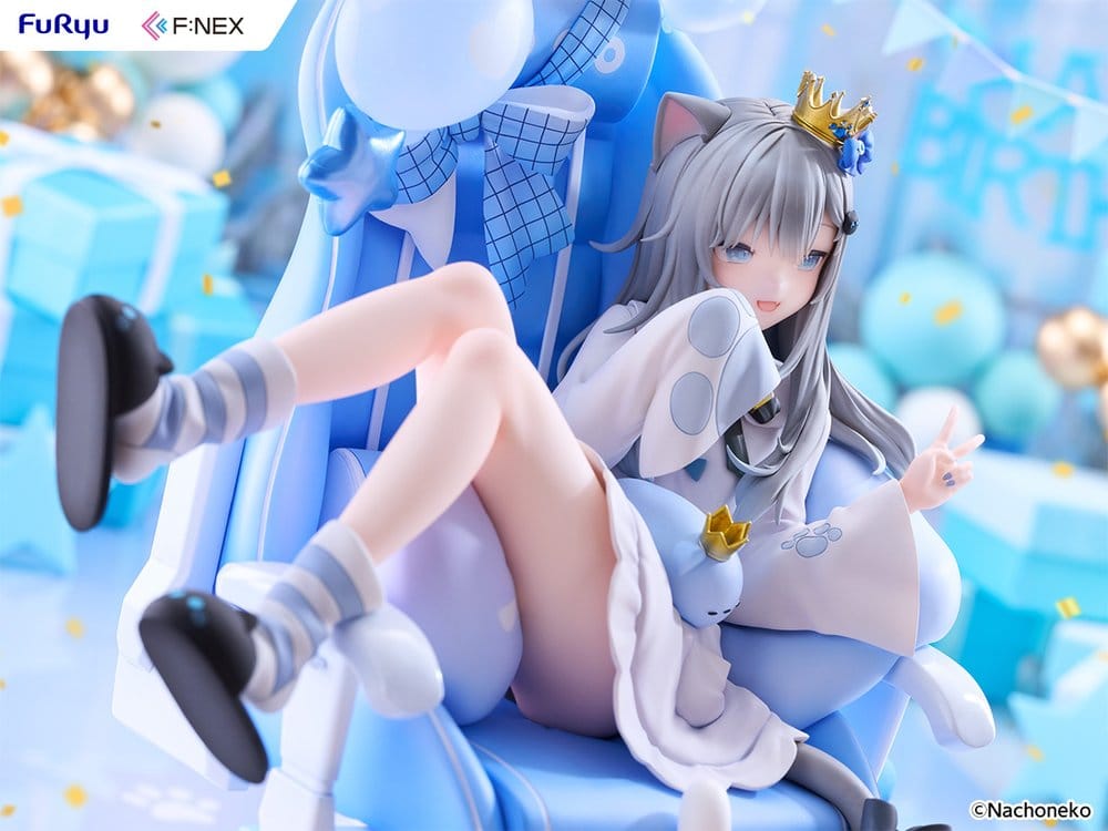 Virtual YouTuber figurine PVC 1/7 F:NEX Nachoneko Birthday Ver. 24 cm