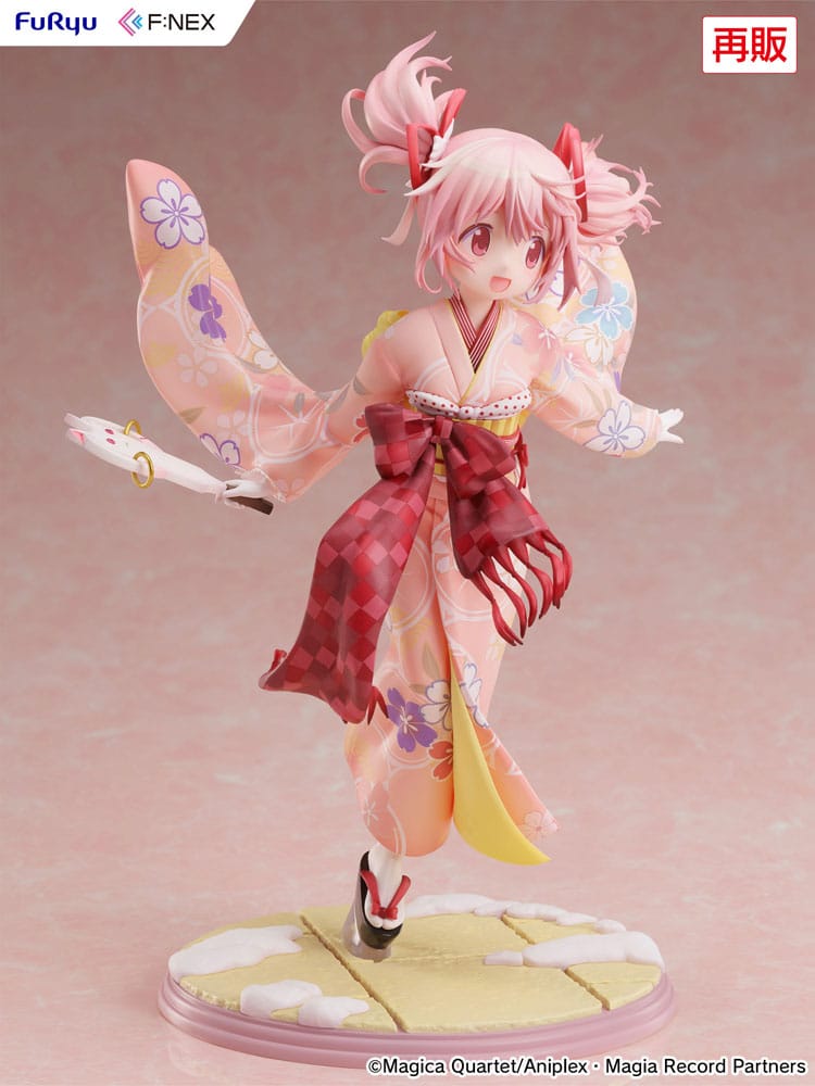 Puella Magi Madoka Magica Side Story Magia Record statuette PVC 1/7 Madoka Kaname Kimono Ver. 22 cm