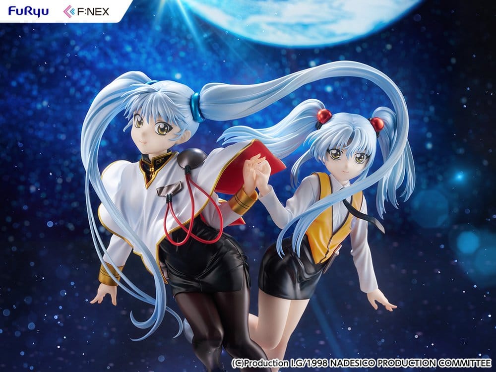 Nadesico the movie The prince of darkness figurine PVC 1/7 Ruri Hoshino double ruriruri Ver. 22 cm