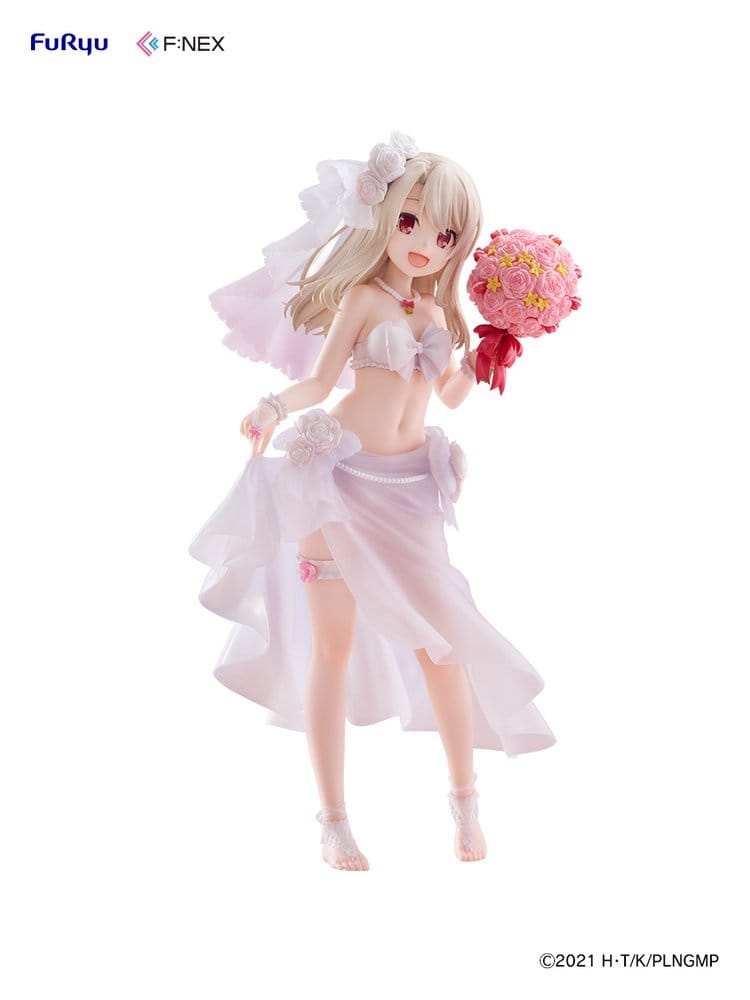 Fate/kaleid liner Prisma Illya: Licht - The Nameless Girl F:NEX figurine PVC 1/7 Illyasviel von Einzbern Wedding Swimsuit Ver. 21 cm