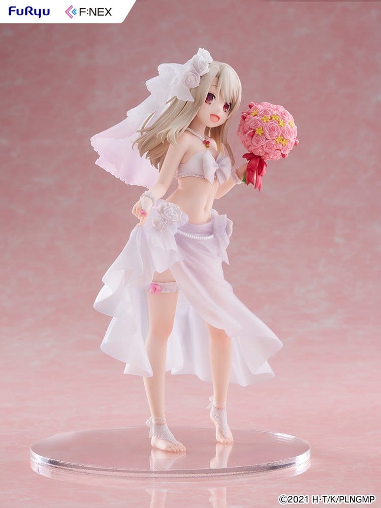 Fate/kaleid liner Prisma Illya: Licht - The Nameless Girl F:NEX figurine PVC 1/7 Illyasviel von Einzbern Wedding Swimsuit Ver. 21 cm