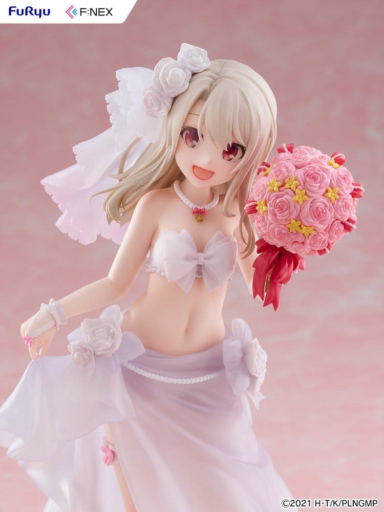 Fate/kaleid liner Prisma Illya: Licht - The Nameless Girl F:NEX figurine PVC 1/7 Illyasviel von Einzbern Wedding Swimsuit Ver. 21 cm