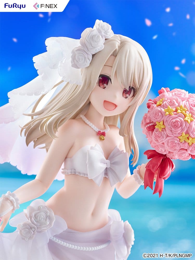 Fate/kaleid liner Prisma Illya: Licht - The Nameless Girl F:NEX figurine PVC 1/7 Illyasviel von Einzbern Wedding Swimsuit Ver. 21 cm