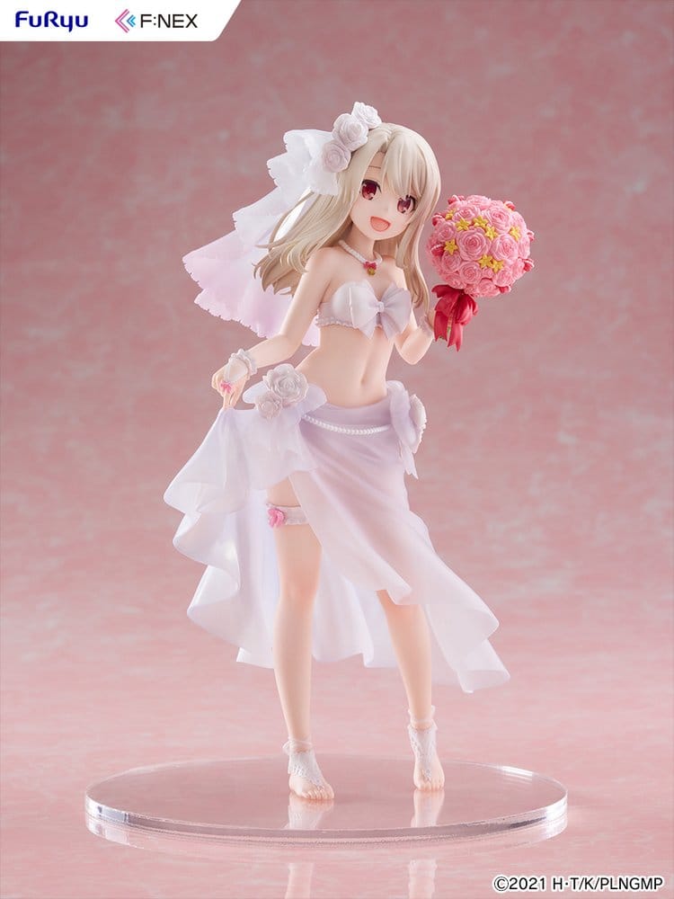 Fate/kaleid liner Prisma Illya: Licht - The Nameless Girl F:NEX figurine PVC 1/7 Illyasviel von Einzbern Wedding Swimsuit Ver. 21 cm