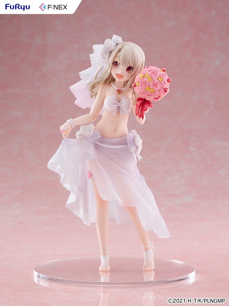 Fate/kaleid liner Prisma Illya: Licht - The Nameless Girl F:NEX figurine PVC 1/7 Illyasviel von Einzbern Wedding Swimsuit Ver. 21 cm