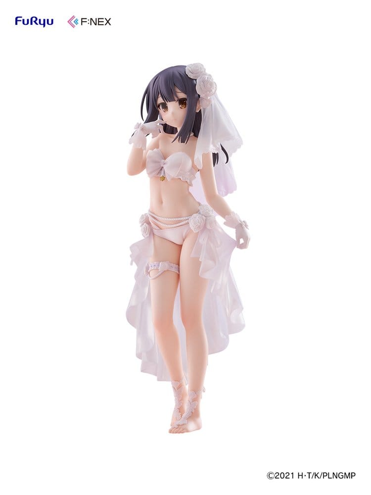Fate/kaleid liner Prisma Illya: Licht - The Nameless Girl F:NEX figurine PVC 1/7 Miyu Edelfelt Wedding Swimsuit Ver. 21 cm