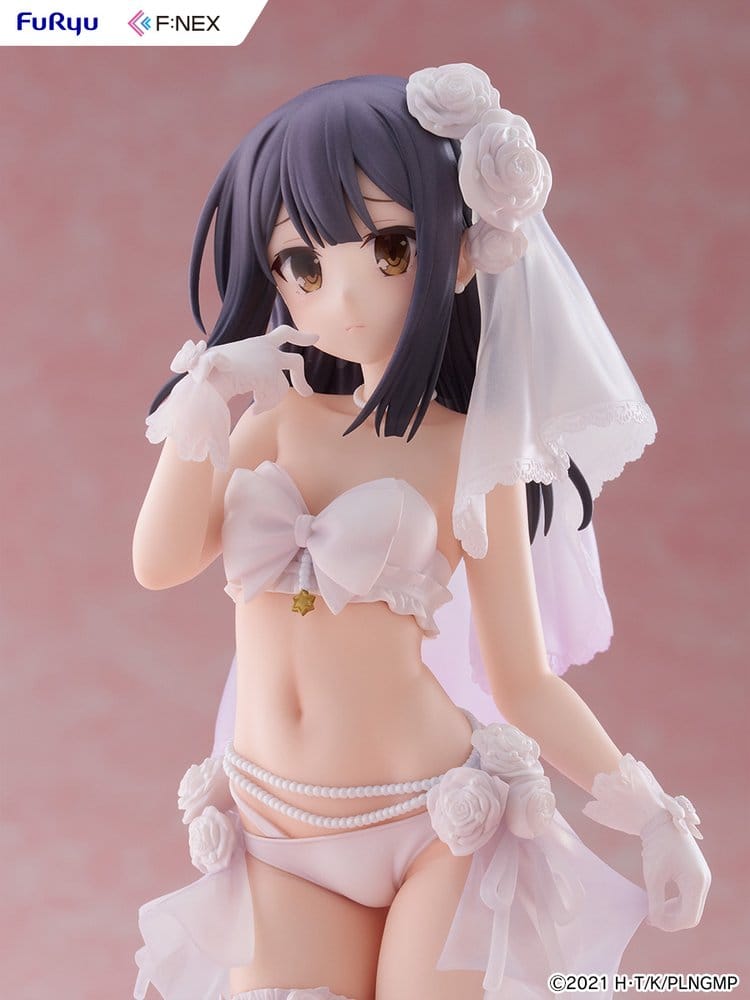 Fate/kaleid liner Prisma Illya: Licht - The Nameless Girl F:NEX figurine PVC 1/7 Miyu Edelfelt Wedding Swimsuit Ver. 21 cm