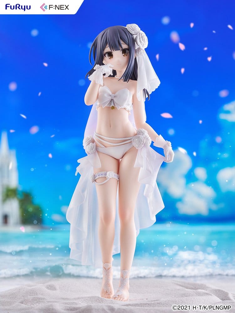 Fate/kaleid liner Prisma Illya: Licht - The Nameless Girl F:NEX figurine PVC 1/7 Miyu Edelfelt Wedding Swimsuit Ver. 21 cm