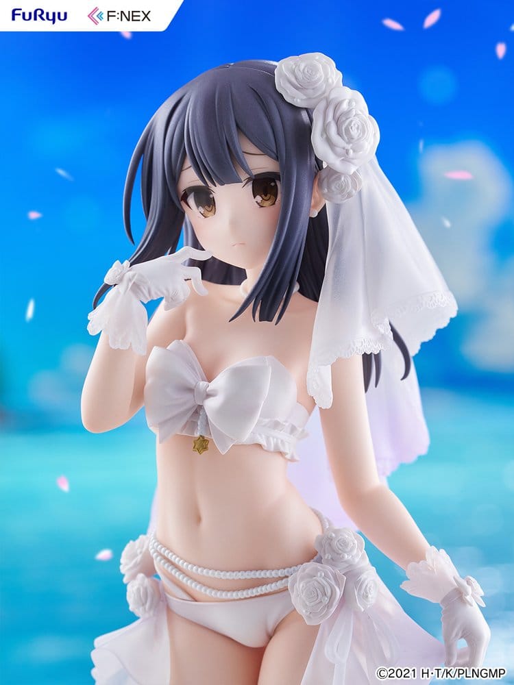 Fate/kaleid liner Prisma Illya: Licht - The Nameless Girl F:NEX figurine PVC 1/7 Miyu Edelfelt Wedding Swimsuit Ver. 21 cm
