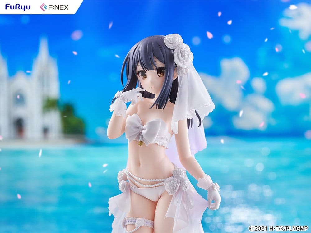 Fate/kaleid liner Prisma Illya: Licht - The Nameless Girl F:NEX figurine PVC 1/7 Miyu Edelfelt Wedding Swimsuit Ver. 21 cm