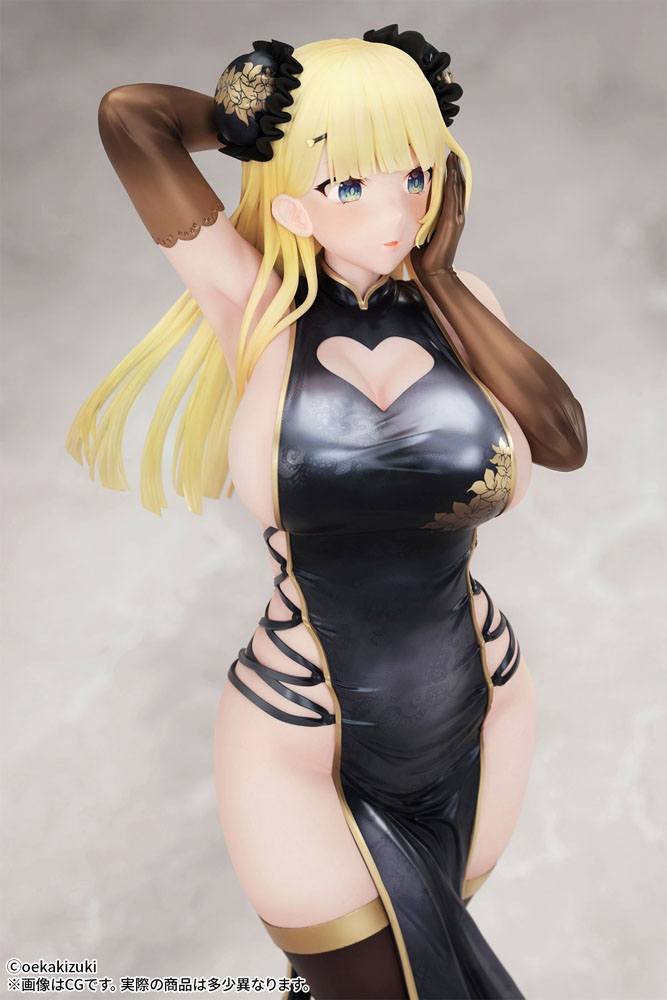 Original Character statuette 1/7 China Girl Black Ver. Illustrated by Oekakizuki 20 cm