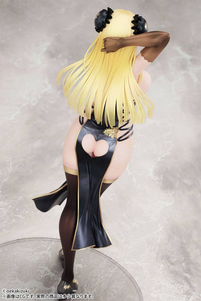 Original Character statuette 1/7 China Girl Black Ver. Illustrated by Oekakizuki 20 cm