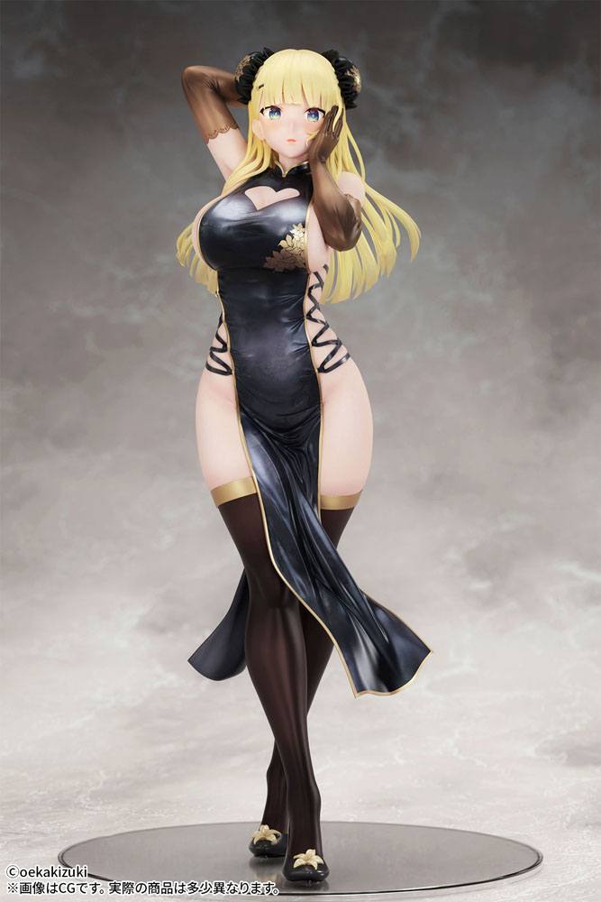 Original Character statuette 1/7 China Girl Black Ver. Illustrated by Oekakizuki 20 cm