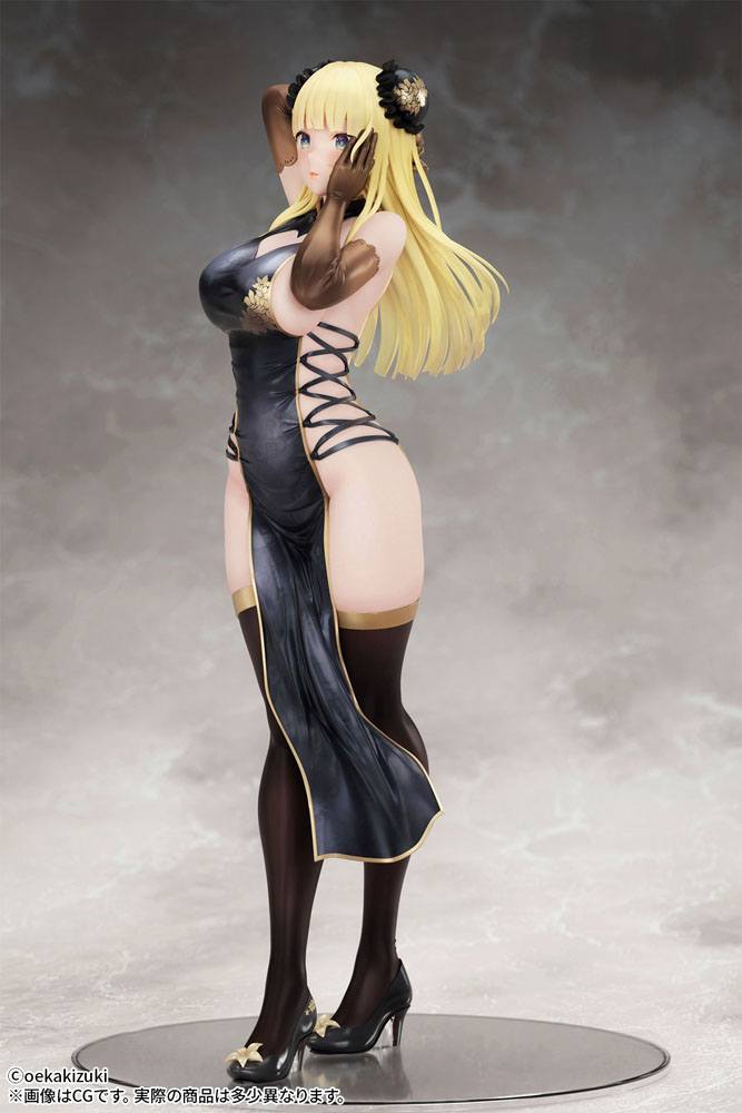 Original Character statuette 1/7 China Girl Black Ver. Illustrated by Oekakizuki 20 cm