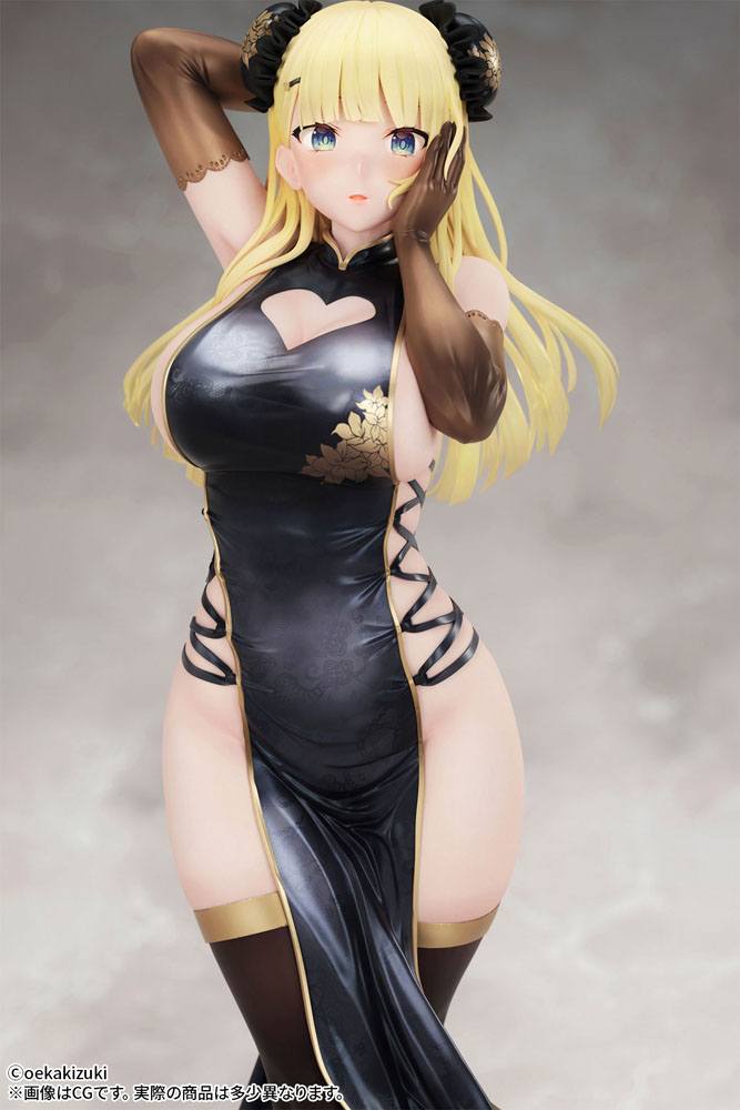 Original Character statuette 1/7 China Girl Black Ver. Illustrated by Oekakizuki 20 cm