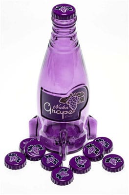 Fallout réplique Bottle Series Glass Bottle & Cap Nuka Cola Grape
