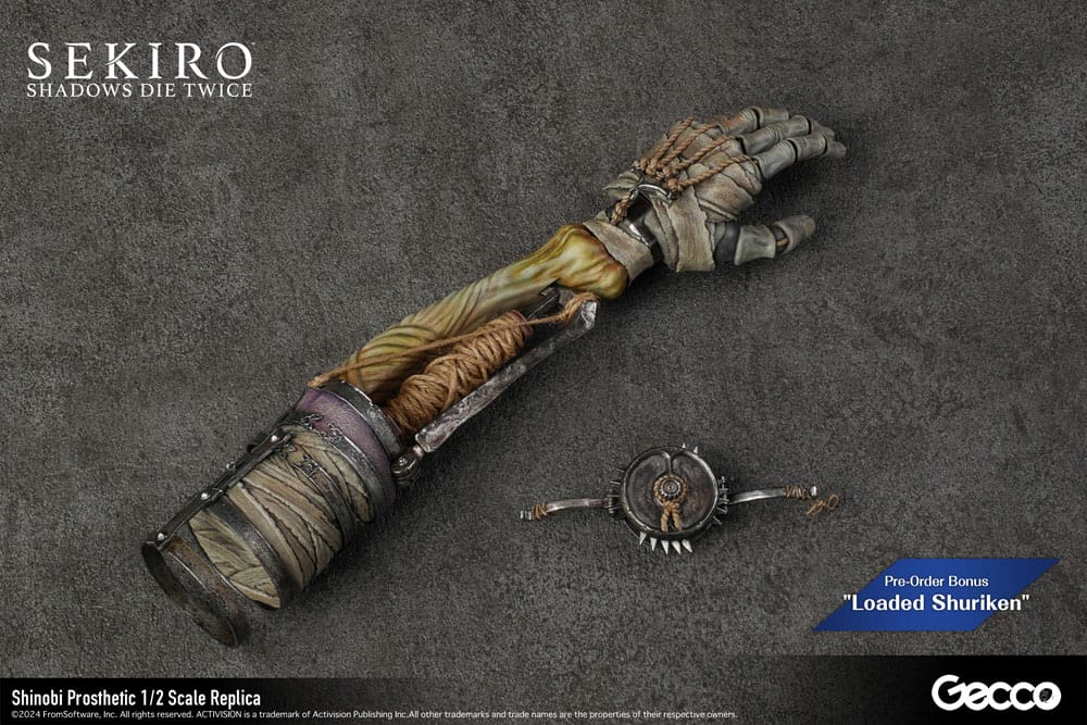 Sekiro: Shadows Die Twice réplique 1/2 Shinobi Prosthetic 32 cm