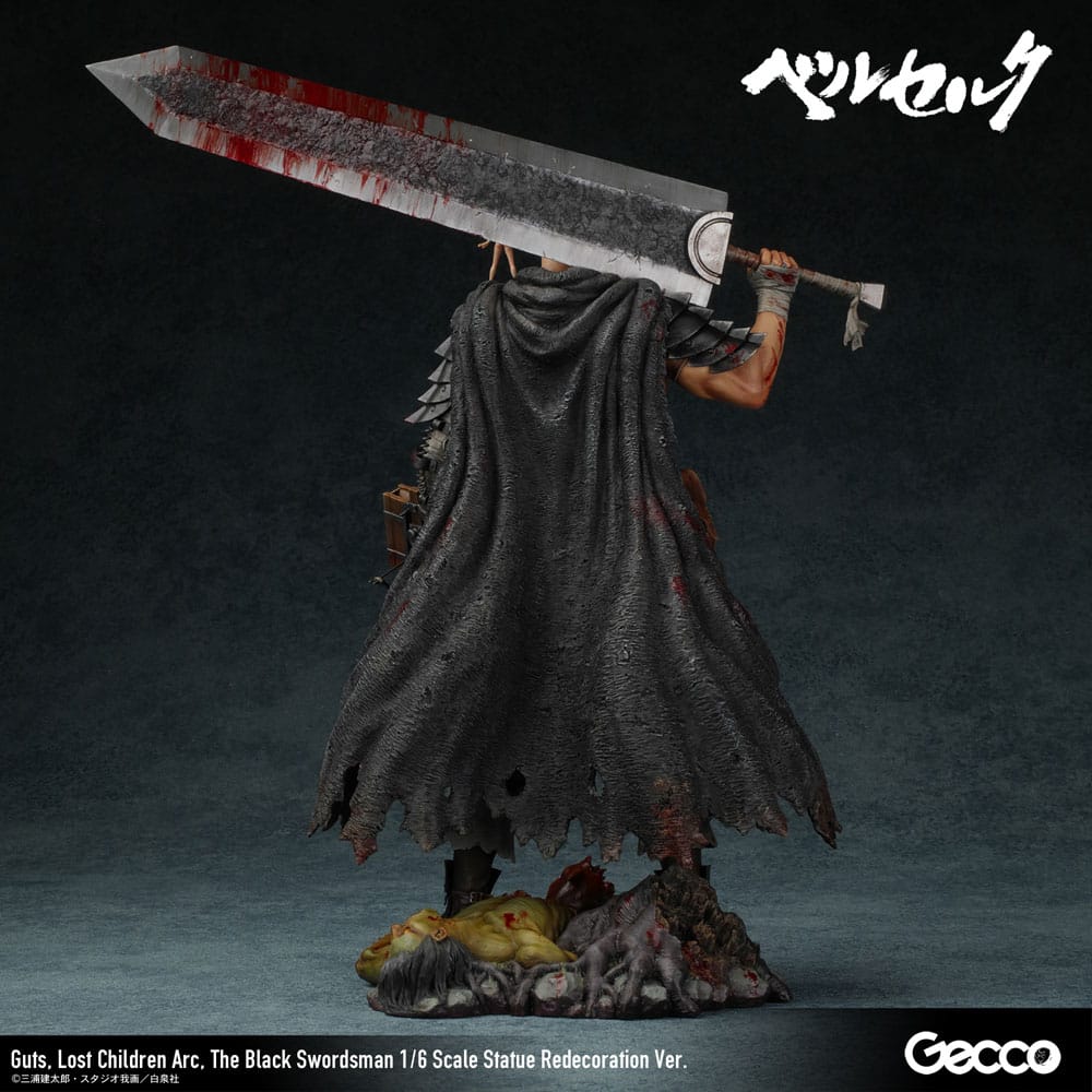 Berserk statuette 1/6 Guts Lost Children Arc The Black Swordsman Redecoration Ver. 38 cm