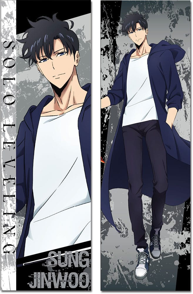 Solo Leveling coussin Dakimakura Sung Jinwoo S Rank