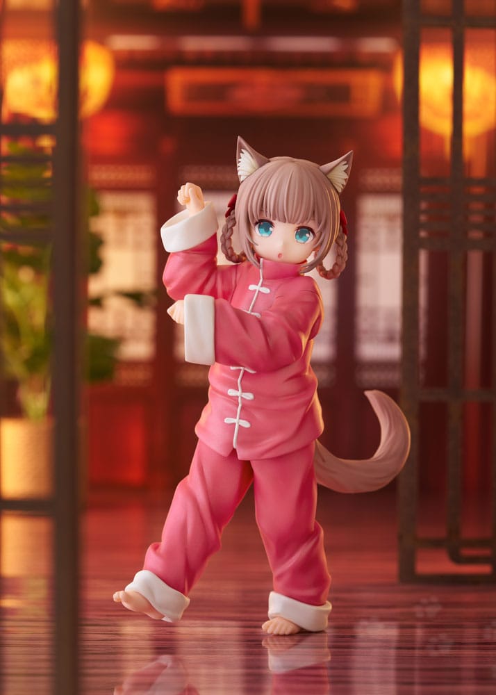 My Cat Is a Kawaii Girl statuette Palette Dress-Up Collection Kinako Nyang fu Ver. 15 cm