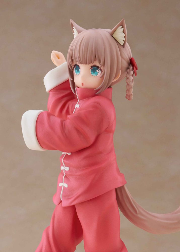 My Cat Is a Kawaii Girl statuette Palette Dress-Up Collection Kinako Nyang fu Ver. 15 cm