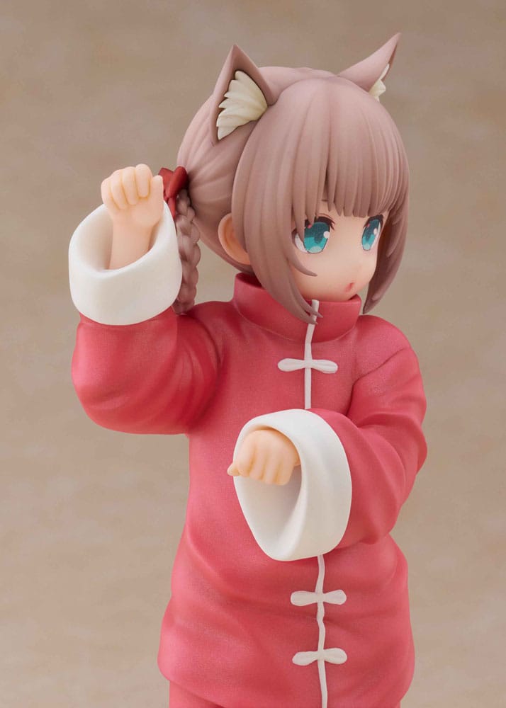 My Cat Is a Kawaii Girl statuette Palette Dress-Up Collection Kinako Nyang fu Ver. 15 cm