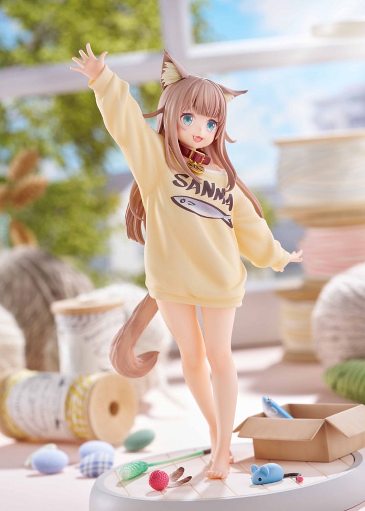 My Cat Is a Kawaii Girl statuette 1/6 Kinako Play With Ver. AmiAmi Limited Edition 21 cm
