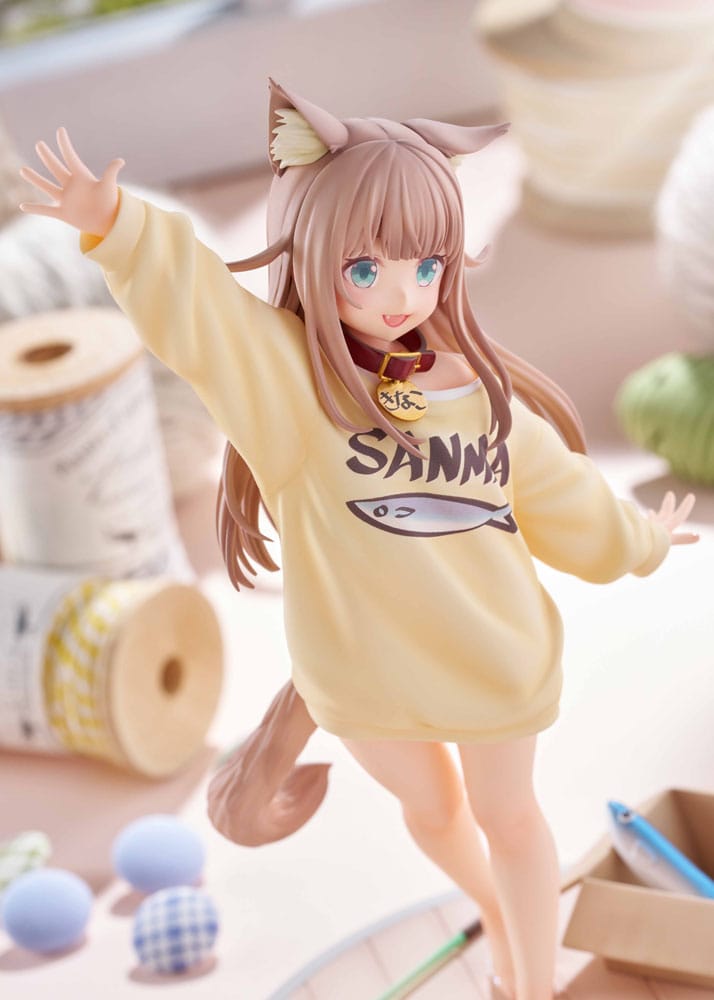 My Cat Is a Kawaii Girl statuette 1/6 Kinako Play With Ver. AmiAmi Limited Edition 21 cm