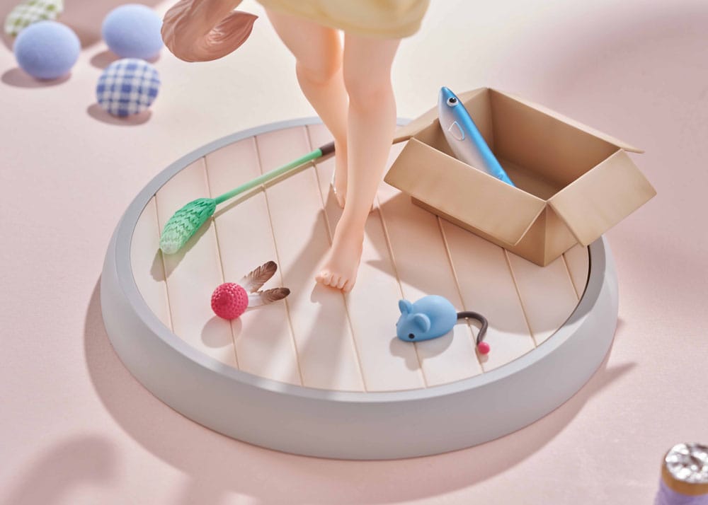 My Cat Is a Kawaii Girl statuette 1/6 Kinako Play With Ver. AmiAmi Limited Edition 21 cm