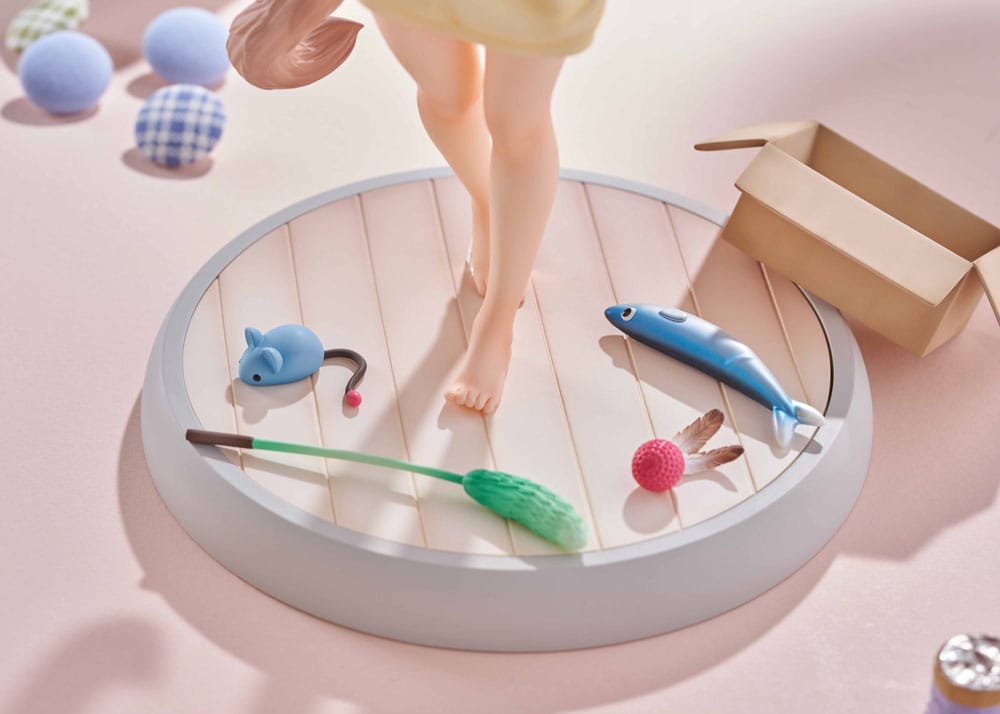 My Cat Is a Kawaii Girl statuette 1/6 Kinako Play With Ver. AmiAmi Limited Edition 21 cm
