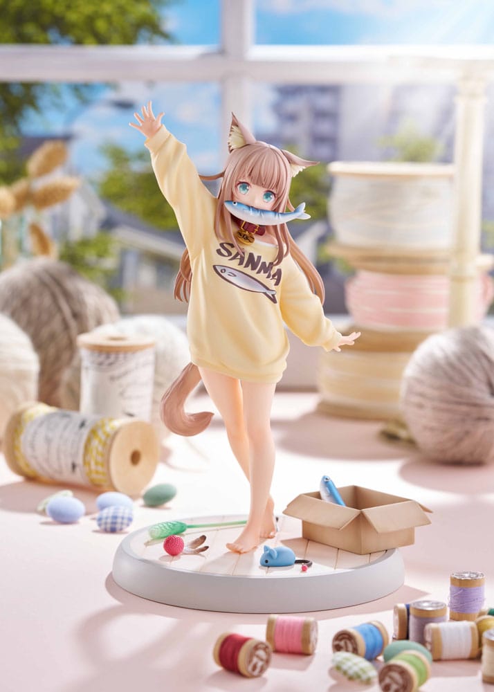 My Cat Is a Kawaii Girl statuette 1/6 Kinako Play With Ver. AmiAmi Limited Edition 21 cm