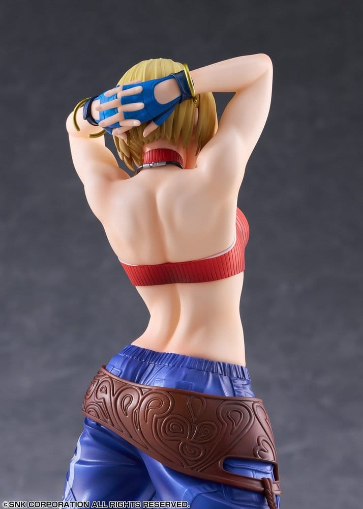 Fighting Girls Collection The King of Fighters XV figurine PVC 1/7 Blue Mary AmiAmi Limited Edition 26 cm