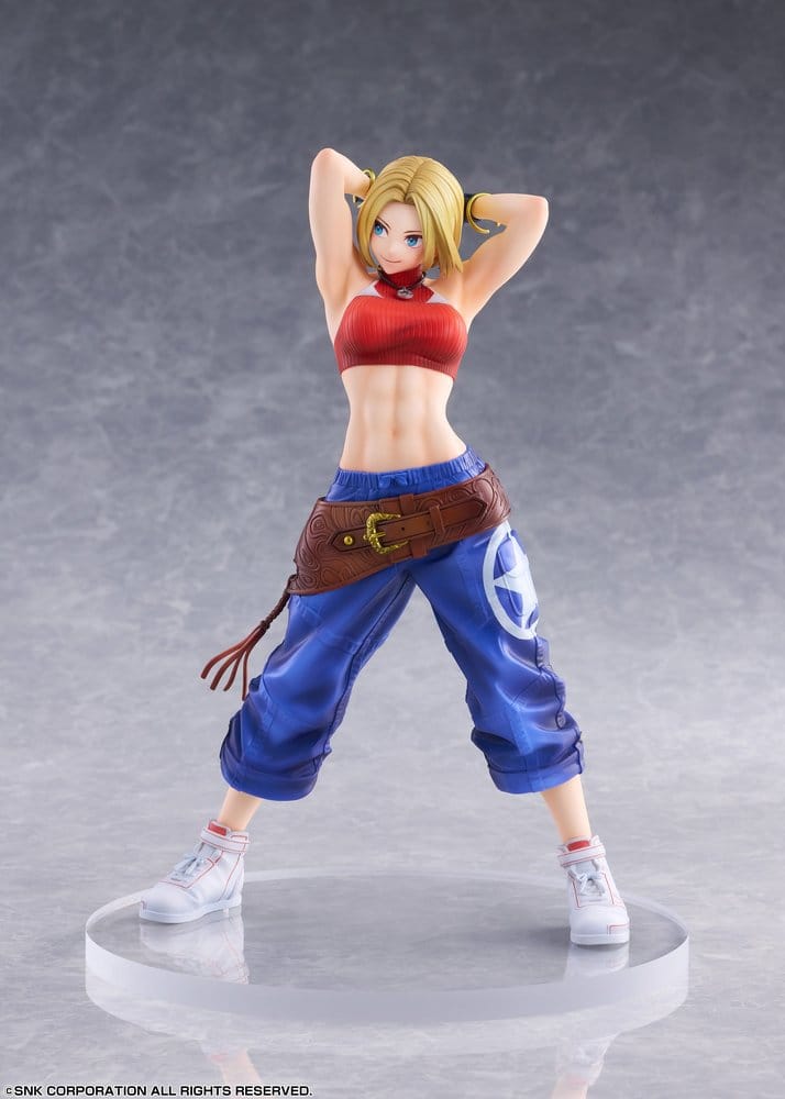 Fighting Girls Collection The King of Fighters XV figurine PVC 1/7 Blue Mary AmiAmi Limited Edition 26 cm