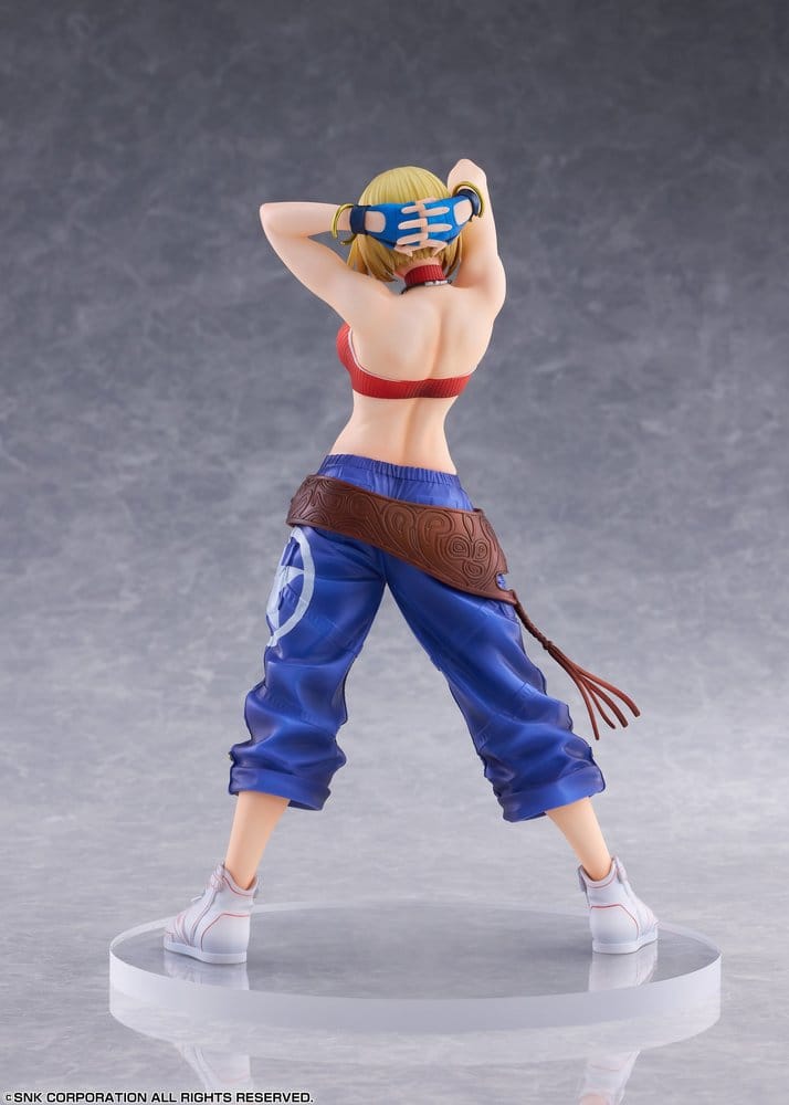 Fighting Girls Collection The King of Fighters XV figurine PVC 1/7 Blue Mary AmiAmi Limited Edition 26 cm