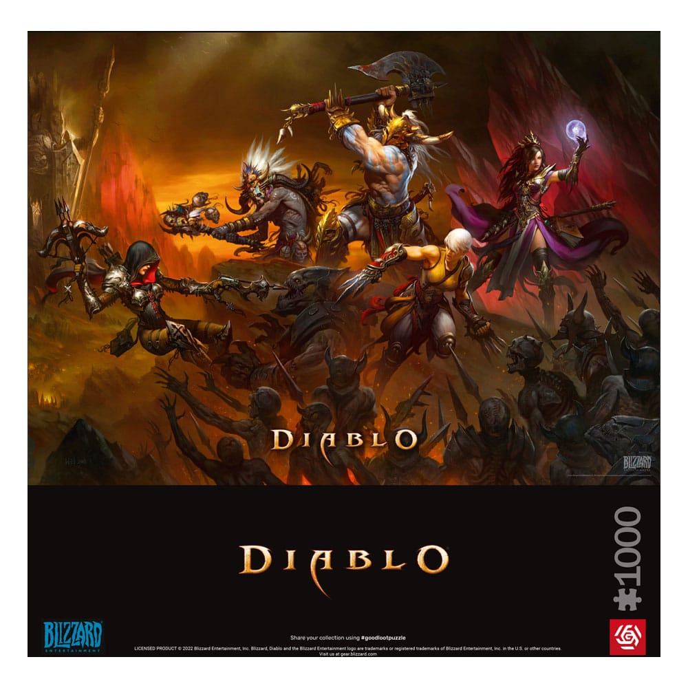 Good Loot Puzzle - Diablo III - Puzzle "Heroes Battle" 1000pcs