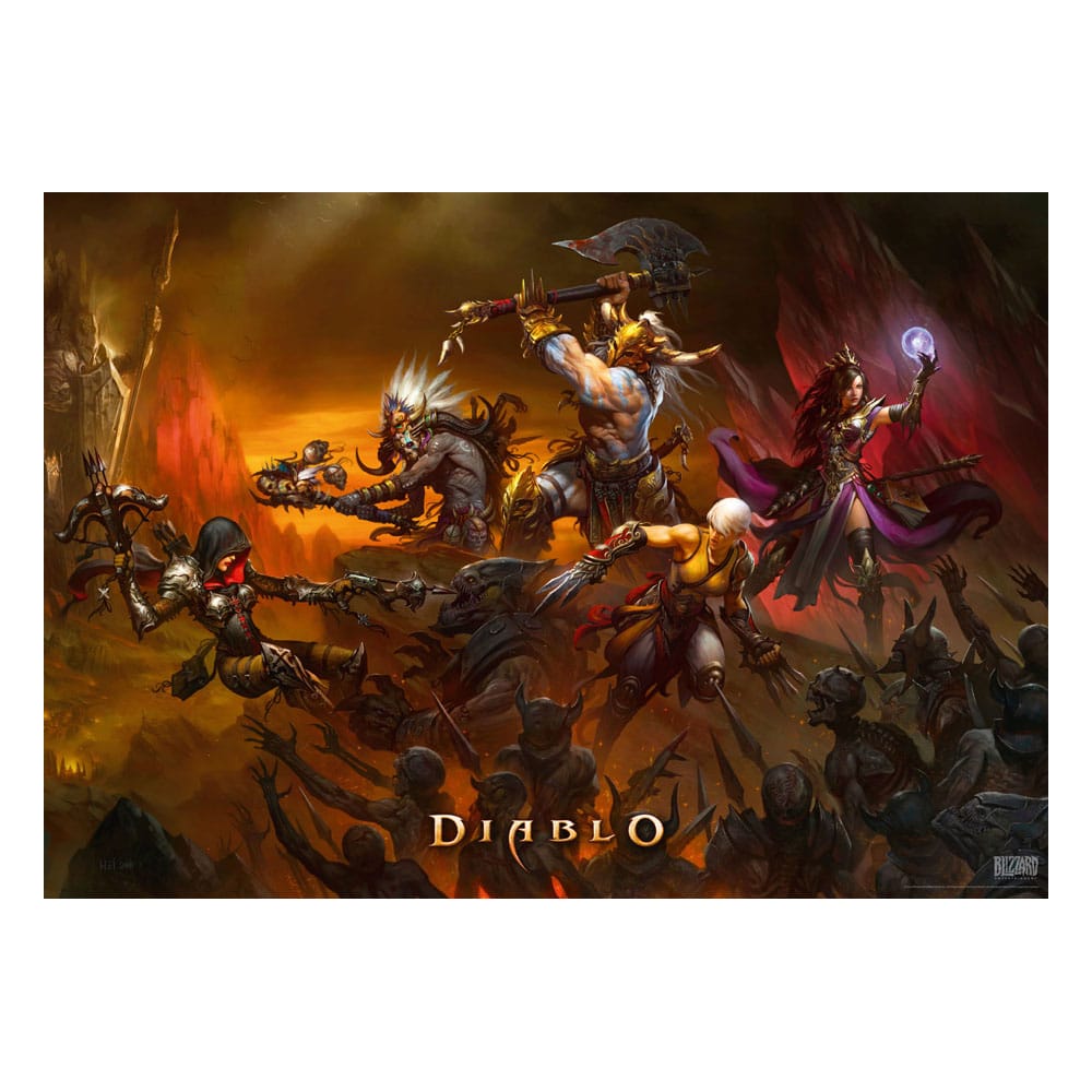 Good Loot Puzzle - Diablo III - Puzzle "Heroes Battle" 1000pcs