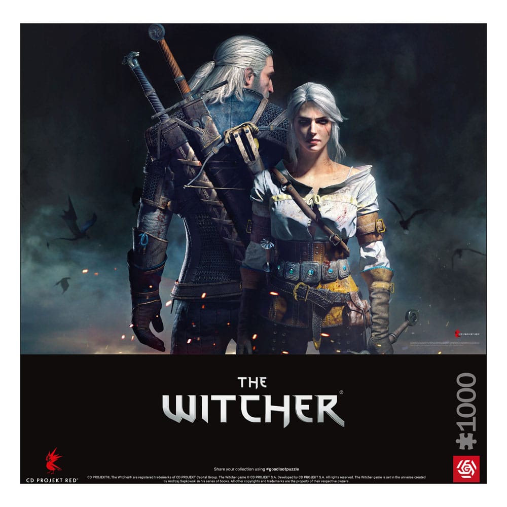 The Witcher puzzle Gaming Geralt & Ciri (1000 pièces)