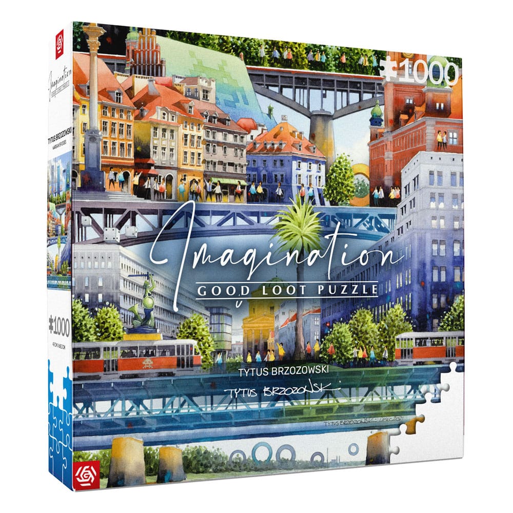 Tytus Brzozowski puzzle Imagination Warsaw Bridges (1000 pièces)