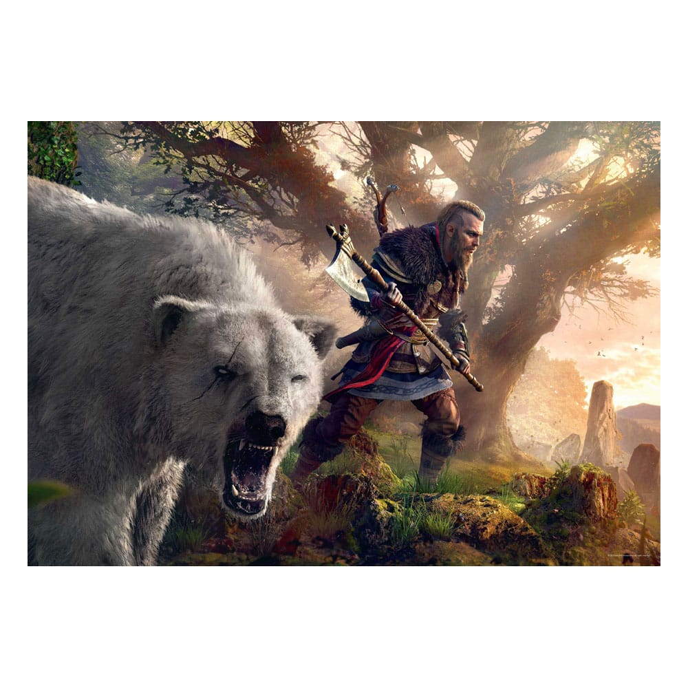Assassin's Creed Valhalla puzzle Premium Eivor & Polar Bear (1000 pièces)